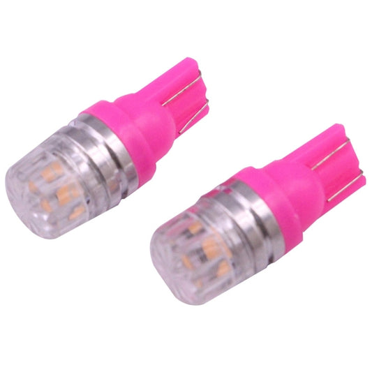 2 PCS T10 1.5W 60LM 1 LED Magenta COB LED Brake Light for Vehicles, DC12V(Magenta) by buy2fix
