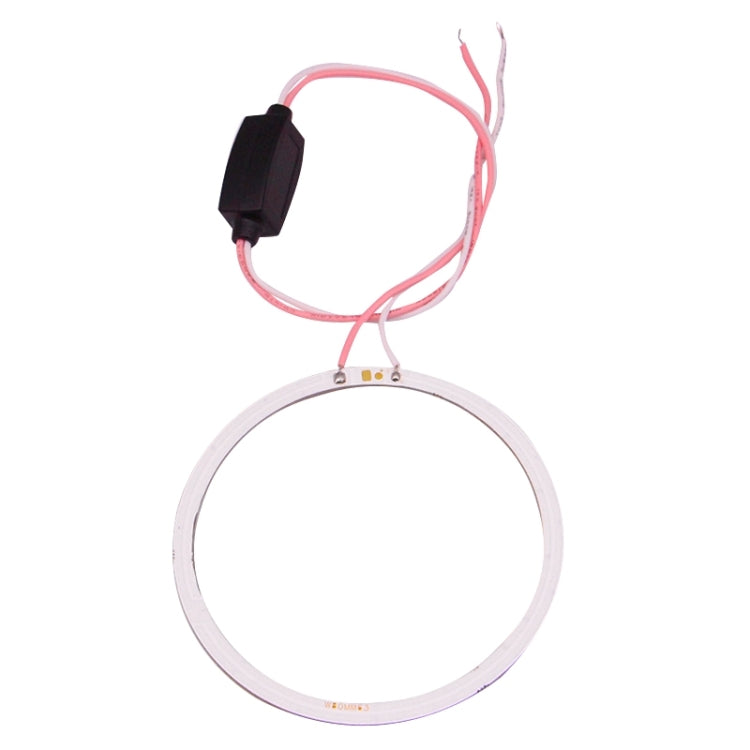 70mm 5W 180LM Angel Eyes Circles Car Headlight White Light COB LED Lights for Vehicles, DC 12-24V - Eagle Eye Lamps by buy2fix | Online Shopping UK | buy2fix