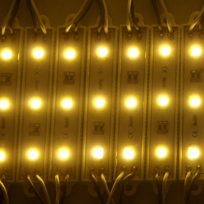 Module Light Strip, 20x 3-LED Warm White Light 5050 SMD LED, DC 12V - LED Module Light by buy2fix | Online Shopping UK | buy2fix