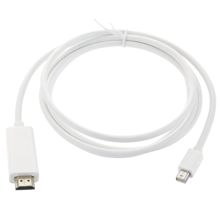 Mini DisplayPort to HDMI Male Cable, Length: 1.5m(White) - by buy2fix | Online Shopping UK | buy2fix