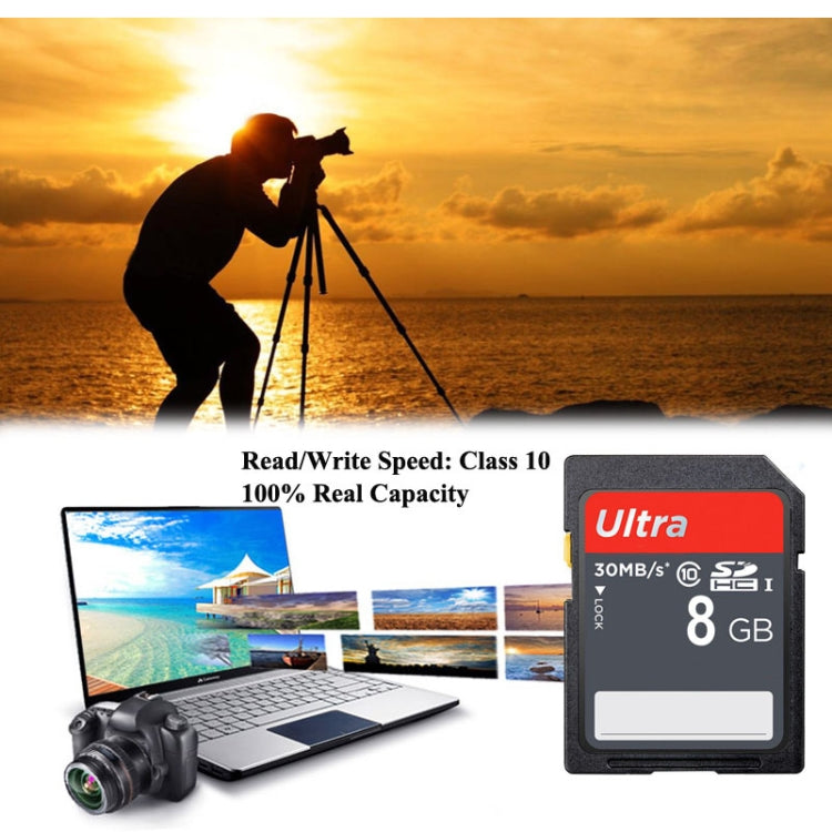 8GB Ultra High Speed Class 10 SDHC Camera Memory Card (100% Real Capacity) by buy2fix