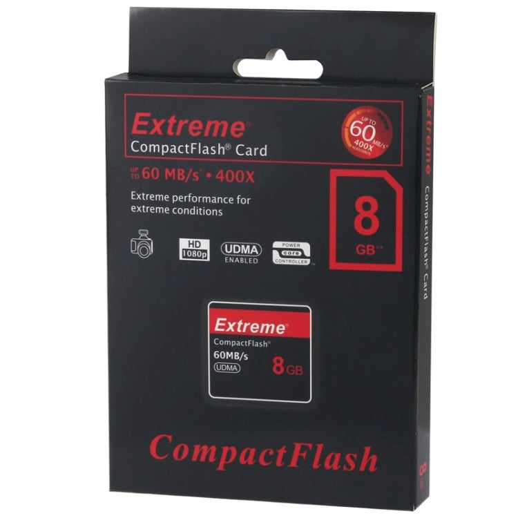 8GB Extreme Compact Flash Card, 400X Read Speed, up to 60 MB/S (100% Real Capacity) by buy2fix