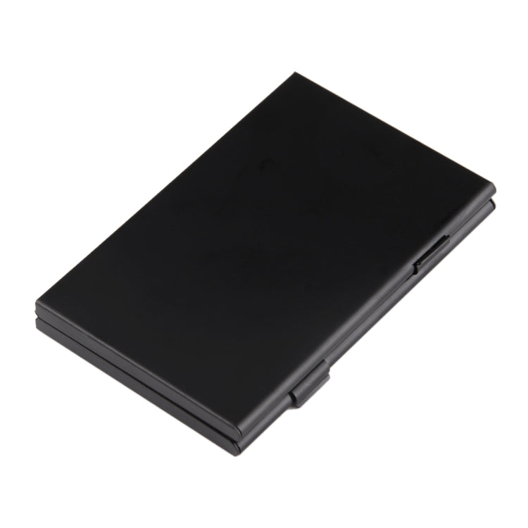 15 in 1 Memory Card Aluminum Alloy Protective Case Box for 3 SD + 12 TF Cards(Black) by buy2fix