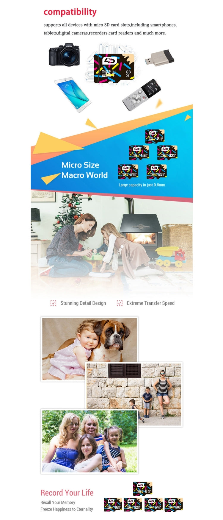 LD 16GB High Speed Class 10 TF/Micro SDXC UHS-1(U1) Memory Card - Micro SD Card by buy2fix | Online Shopping UK | buy2fix