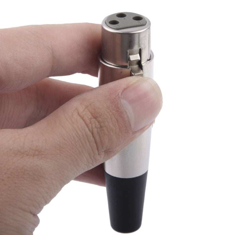 3 Pin XLR Female Plug Microphone Connector Adapter - Microphone Audio Cable & Connector by buy2fix | Online Shopping UK | buy2fix
