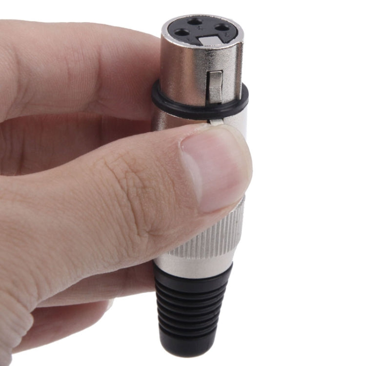 3 Pin XLR Female Plug Microphone Connector Adapter - Microphone Audio Cable & Connector by buy2fix | Online Shopping UK | buy2fix
