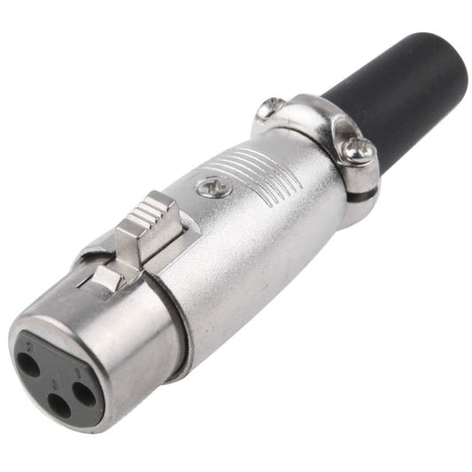 3 Pin XLR Female Plug Microphone Connector Adapter - Microphone Audio Cable & Connector by buy2fix | Online Shopping UK | buy2fix