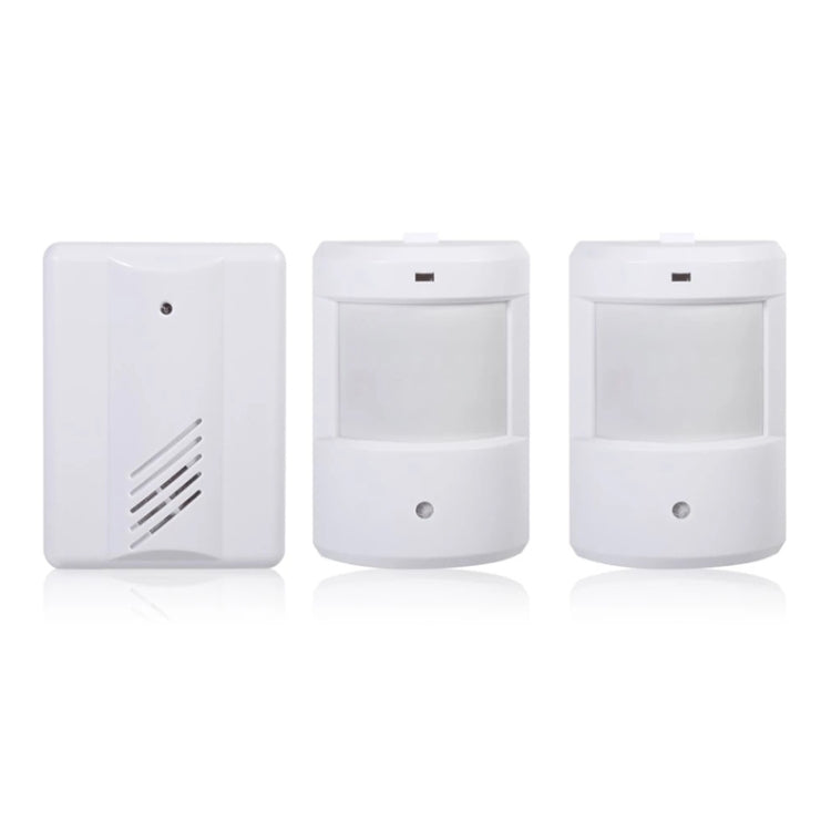 1 to 2 PIR Infrared Sensors Wireless Doorbell Alarm Detector for Home / Office - Sensor Doorbell by buy2fix | Online Shopping UK | buy2fix
