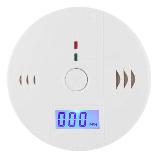 Gas Carbon Monoxide Detector Sensor Unit LCD CO Safety Alarm Tester(White) - Smoke Gas Detector by buy2fix | Online Shopping UK | buy2fix