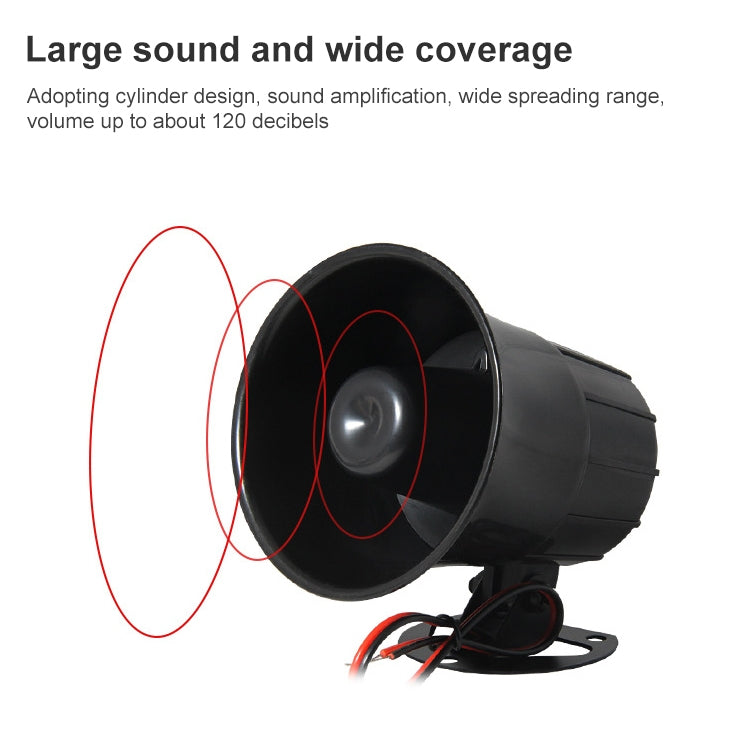 Siren Horn ES-626(Black) - Public Broadcasting by buy2fix | Online Shopping UK | buy2fix