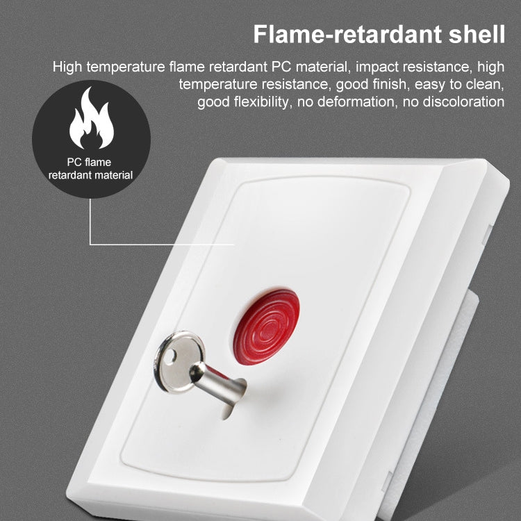 PB-28 Hold Up Button / Emergency Button / Panic Button(White) - Others Alarm by buy2fix | Online Shopping UK | buy2fix