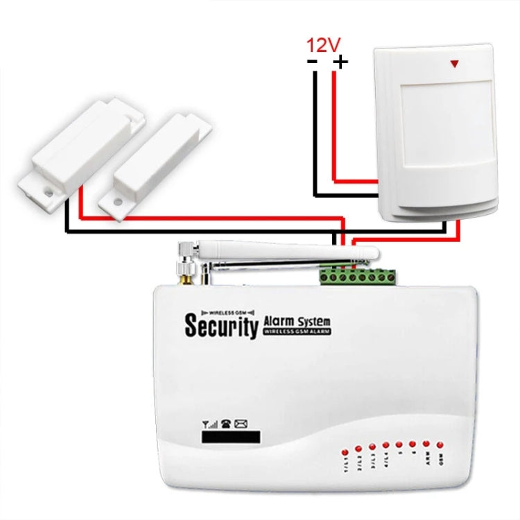 PA-476 Wired Passive Infrared Wide Angle PIR Motion Sensor Infrared Detector Alarm(White) - Infrared Detector by buy2fix | Online Shopping UK | buy2fix