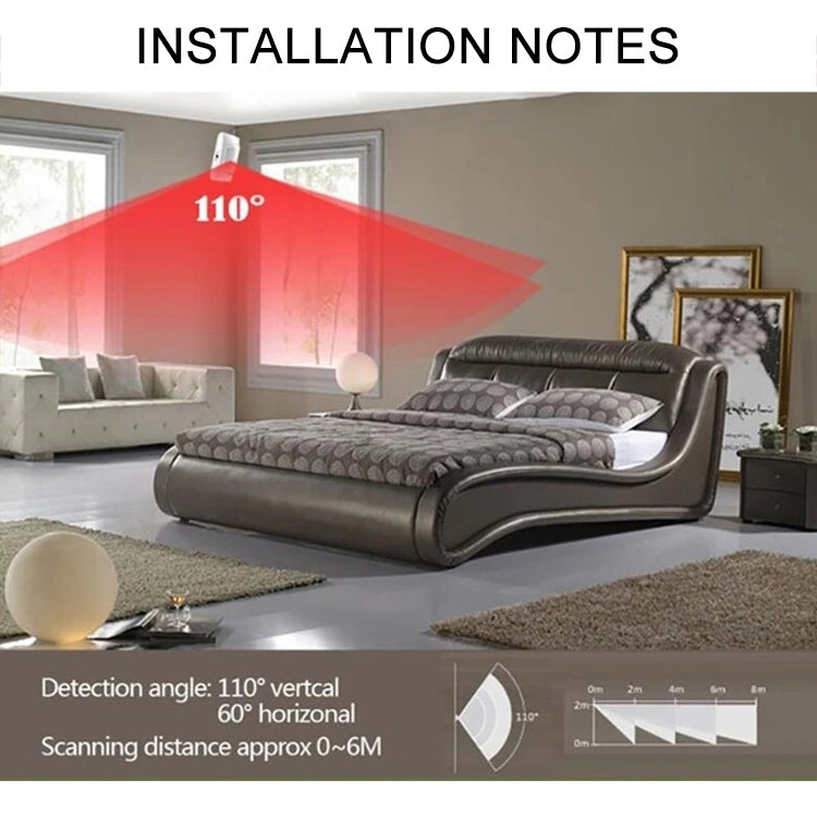 PK-210PR Wired Passive Infrared Wide Angle PIR Motion Sensor Infrared Detector Alarm(White) - Infrared Detector by buy2fix | Online Shopping UK | buy2fix
