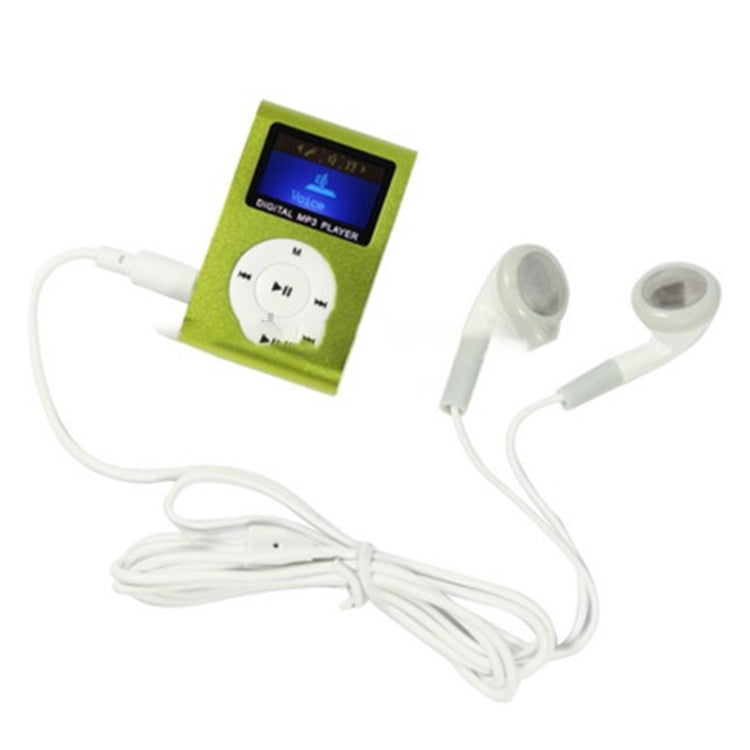 TF / Micro SD Card Slot MP3 Player with LCD Screen, Metal Clip - MP3 Player by buy2fix | Online Shopping UK | buy2fix