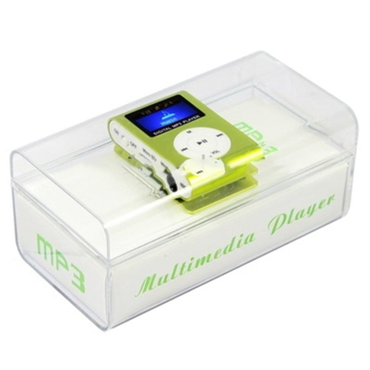 TF / Micro SD Card Slot MP3 Player with LCD Screen, Metal Clip - MP3 Player by buy2fix | Online Shopping UK | buy2fix