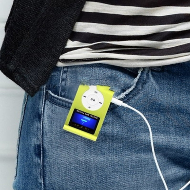 TF / Micro SD Card Slot MP3 Player with LCD Screen, Metal Clip - MP3 Player by buy2fix | Online Shopping UK | buy2fix