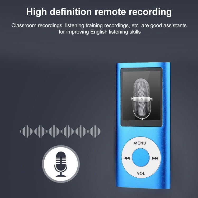 1.8 inch TFT Screen Metal MP4 Player with TF Card Slot, Support Recorder, FM Radio, E-Book and Calendar(Red) - MP4 Player by buy2fix | Online Shopping UK | buy2fix