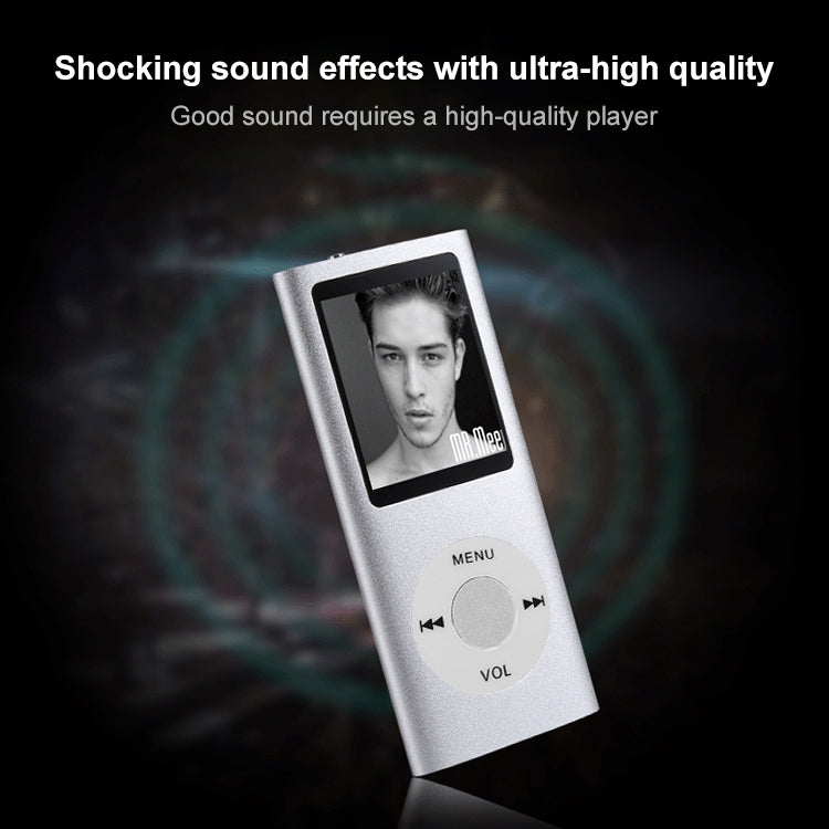 1.8 inch TFT Screen Metal MP4 Player with TF Card Slot, Support Recorder, FM Radio, E-Book and Calendar(Silver) - MP4 Player by buy2fix | Online Shopping UK | buy2fix