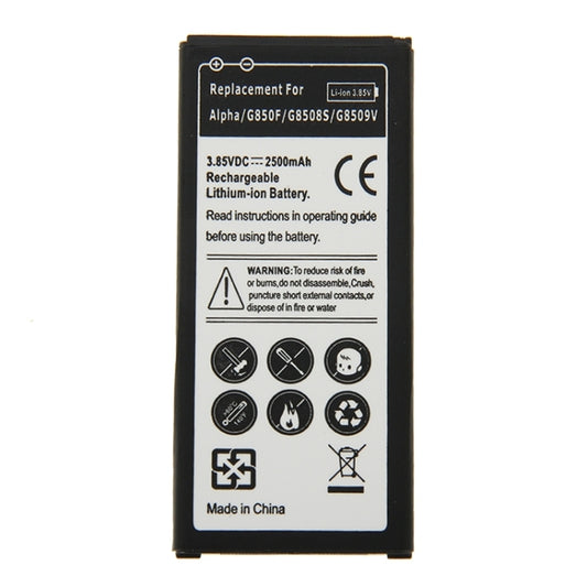 2500mAh Rechargeable Li-ion Battery for Galaxy Alpha / G850F / G850S / G850V by buy2fix