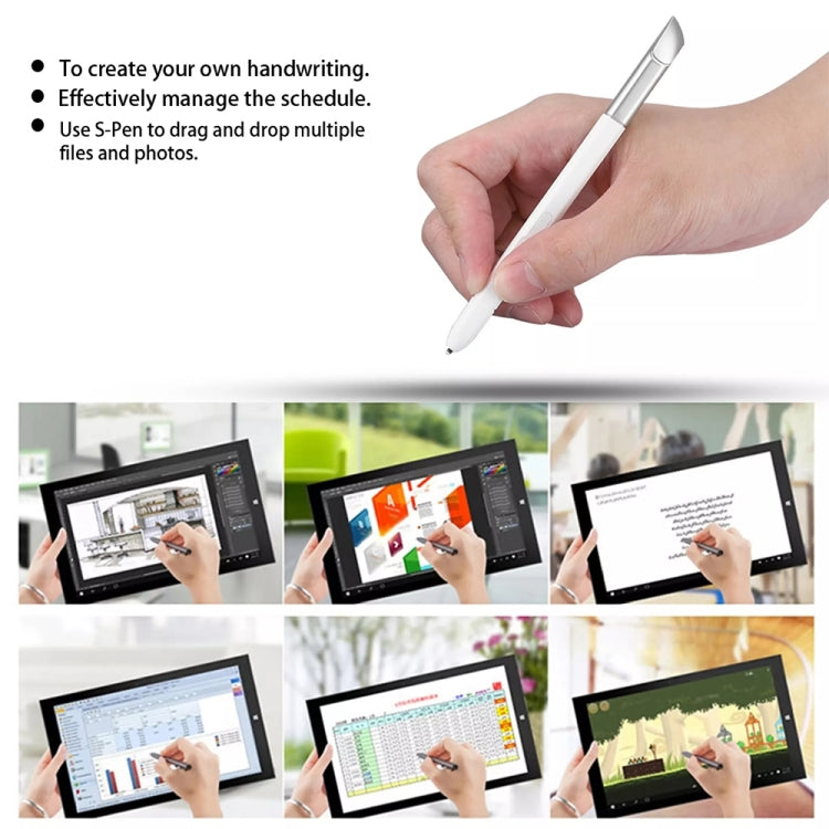 Smart Pressure Sensitive S Pen / Stylus Pen for Galaxy Note 10.1 / N8000 / N8010(White) - Stylus Pen by buy2fix | Online Shopping UK | buy2fix