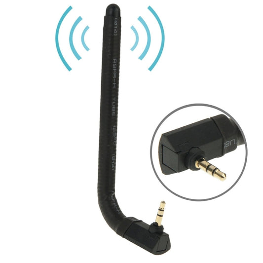 High Quality 6dBi 3.5mm Bending Style Mobile FM & TV Antenna(Black) by buy2fix