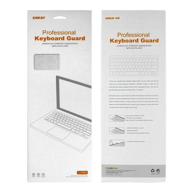 ENKAY TPU Soft Keyboard Protector Cover Skin for MacBook Pro / Air (13.3 inch / 15.4 inch / 17.3 inch)(Transparent) - Screen & Keyboard Cover by buy2fix | Online Shopping UK | buy2fix