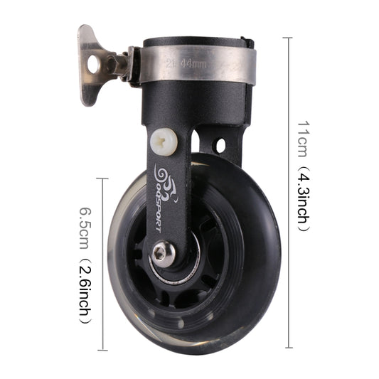 OQSPORT Folding Bicycle Auxiliary Wheel Booster Wheel(Black) - Others by buy2fix | Online Shopping UK | buy2fix