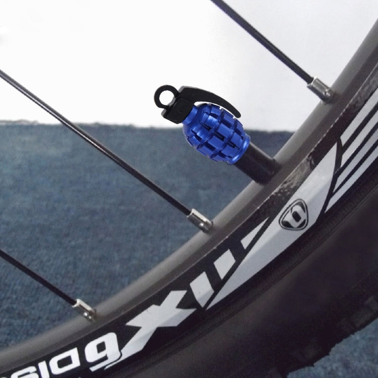 4 PCS Universal Bicycle Tire Valve Caps(Blue) - Tire Valve Caps by buy2fix | Online Shopping UK | buy2fix