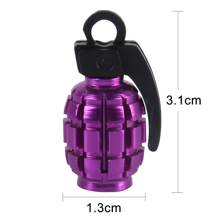2 PCS Universal Grenade Shaped Bicycle Tire Valve Caps - by buy2fix | Online Shopping UK | buy2fix