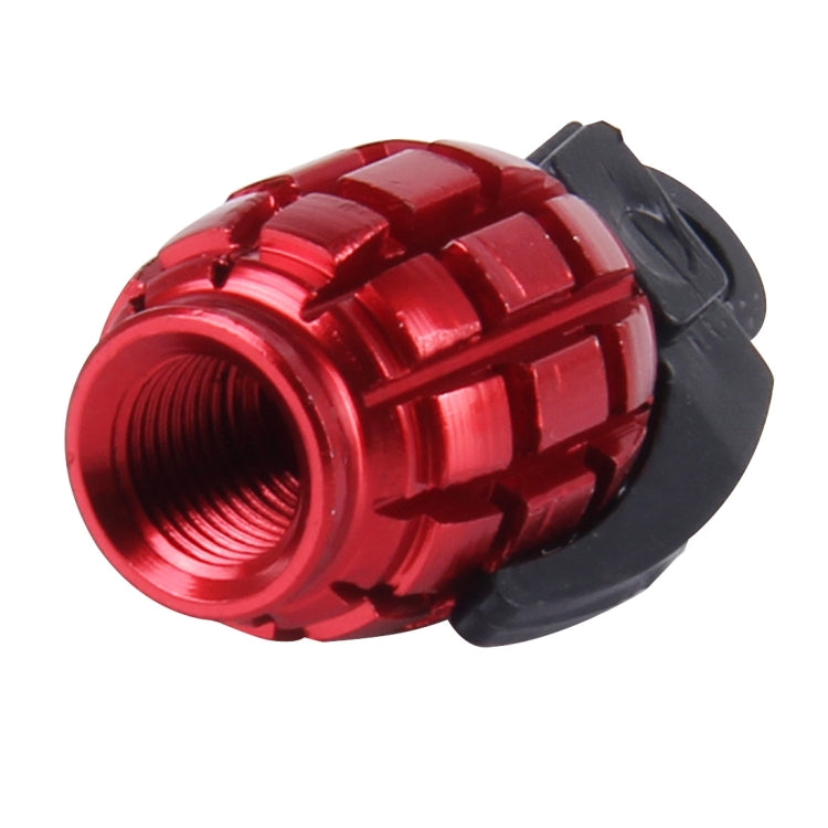 4 PCS Universal Bicycle Tire Valve Caps(Red) - Tire Valve Caps by buy2fix | Online Shopping UK | buy2fix