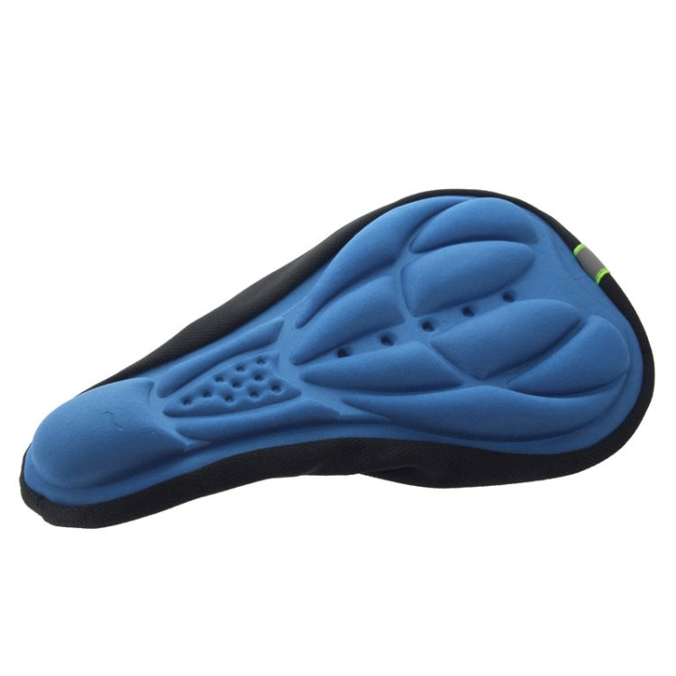 3D Silicone Lycra Nylon & Gel Pad Bicycle Seat Saddle Cover, Soft Cushion Fits for Kinds of Bikes(Blue) - Bicycle Saddle by buy2fix | Online Shopping UK | buy2fix