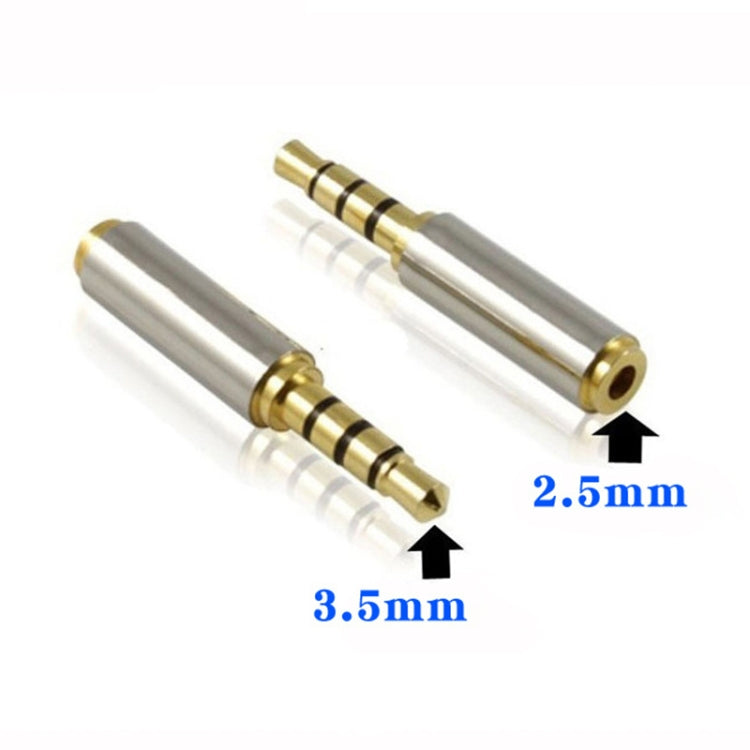 3.5mm 4-Pin Audio Jack Connector to 2.5mm 4-Pin Adapters (10 Pcs in One Package, the Price is for 10 Pcs) by buy2fix