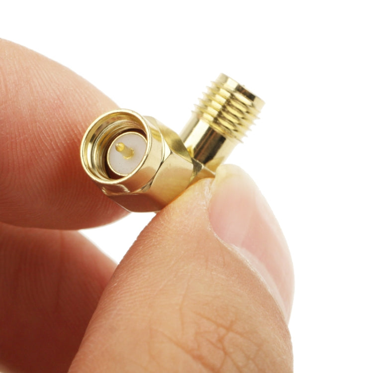 Gold Plated SMA Male to RP-SMA Female Adapter by buy2fix