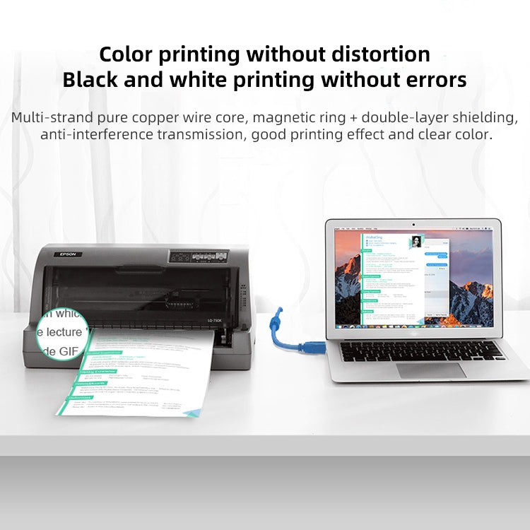 USB 3.0 A Male to B Male Extension / Data Transfer / Printer Cable, Length: 1.5m by buy2fix