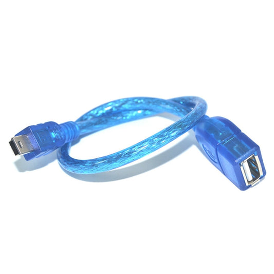 USB 2.0 AF TO mini 5pin cable, Length: 25cm by buy2fix