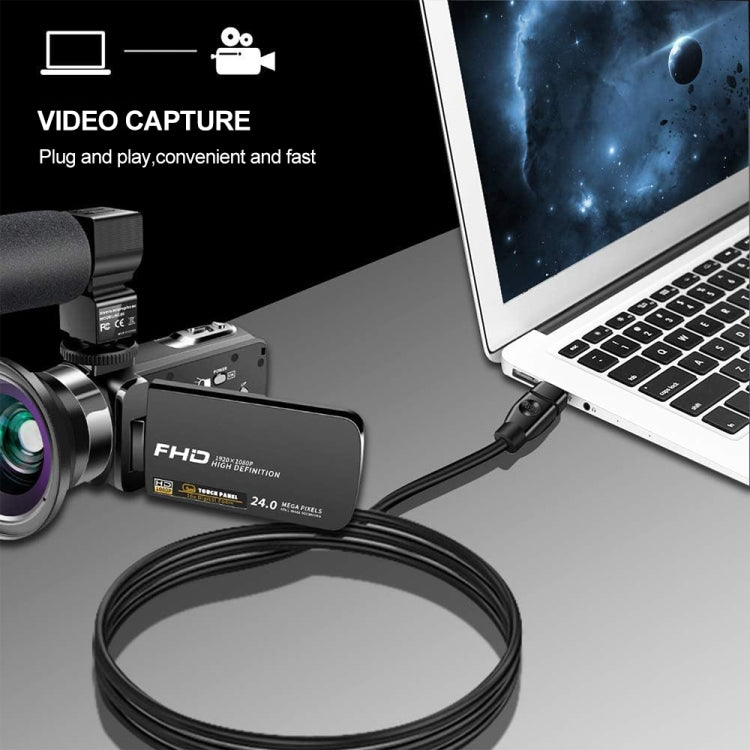 FireWire 800 9 Pin To FireWire 400 4 Pin Cable, Length: 1.5m(Black) - 1394 Series by buy2fix | Online Shopping UK | buy2fix