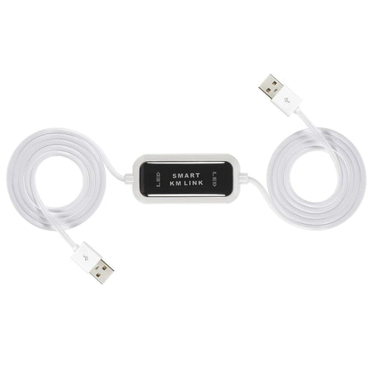 High Speed USB 2.0 Smart KM Link Cable, PC to PC Keyboard & Mouse Share, Plug and Play, Length: 165cm by buy2fix