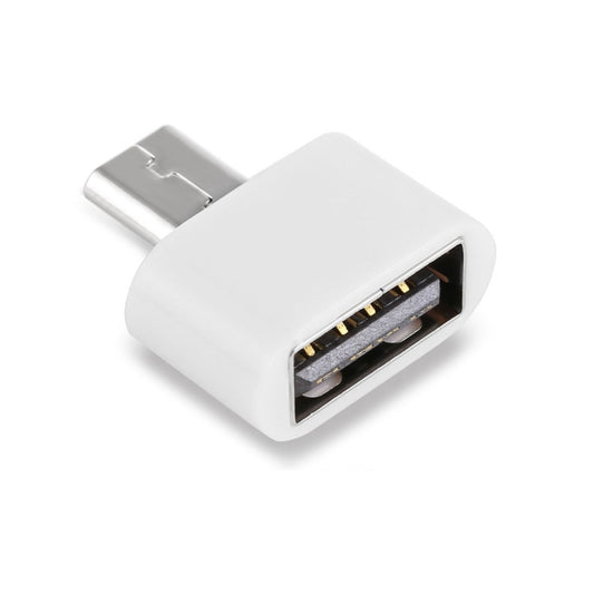 Micro USB 2.0 to USB 2.0 Adapter with OTG Function, For Samsung / Huawei / Xiaomi / Meizu / LG / HTC and Other Smartphones(White) by buy2fix