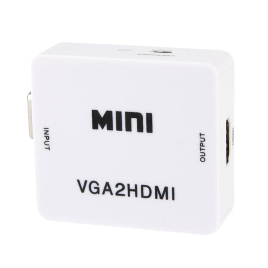 1080P Mini VGA to HDMI Audio Video Converter for HDTV, PC, Laptop and DVD by buy2fix