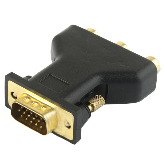 VGA 15 Pin Male to 3 RCA Component Female Adapter by buy2fix