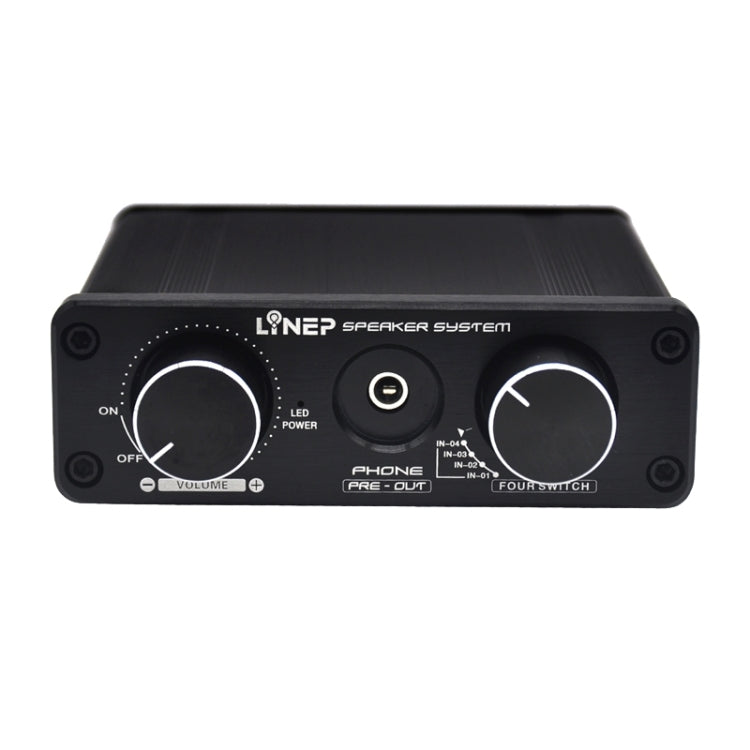 A926 Four-In Two-Out Signal Amplifying Switcher(Black) - by buy2fix | Online Shopping UK | buy2fix