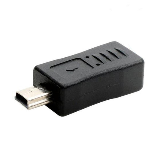 USB 2.0 Mini USB to Micro USB Female Adapter(Black) by buy2fix