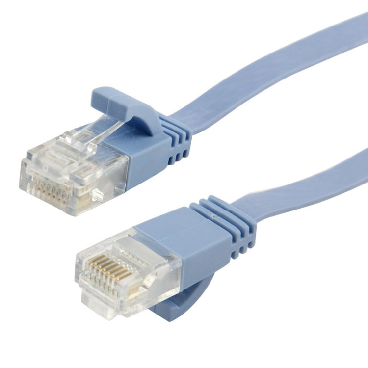 CAT6 Ultra-thin Flat Ethernet Network LAN Cable, Length: 50m(Blue) by buy2fix