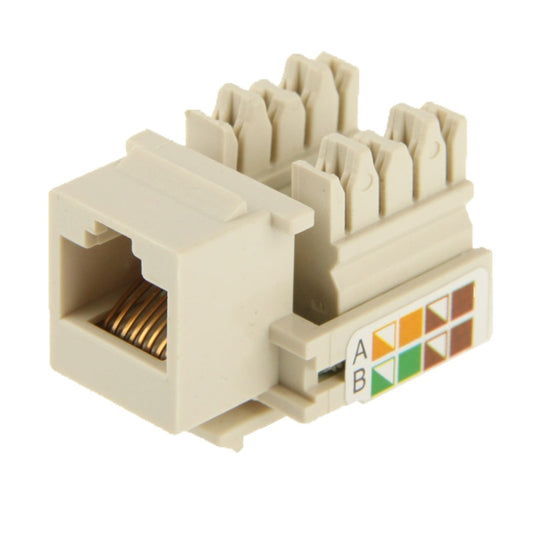 Networking RJ45 Cat5E Jack Module Connector Adapter (Good Quality) by buy2fix