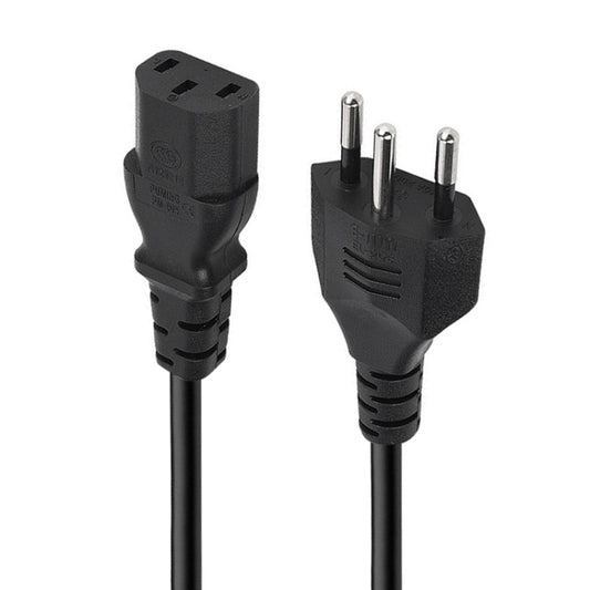 3 Prong Style Brazil AC Power Cord, Length: 1.5m ( OD5.5 ) - Power Cord by buy2fix | Online Shopping UK | buy2fix