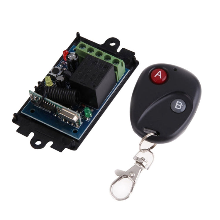DC 12V 1CH RF Wireless Remote Switch Learning Code Receiver + 2 Buttons Remote Control Transceiver - Others by buy2fix | Online Shopping UK | buy2fix