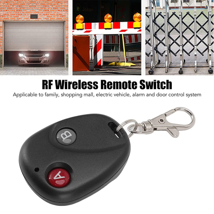 DC 12V 1CH RF Wireless Remote Switch Learning Code Receiver + 2 Buttons Remote Control Transceiver - Others by buy2fix | Online Shopping UK | buy2fix