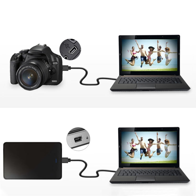 90 Degree Mini USB Male to USB 2.0 AM USB Adapter Cable, Length: 29cm - Micro USB Cable by buy2fix | Online Shopping UK | buy2fix