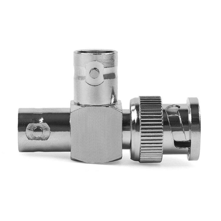 BNC Male + 2 x BNC Female Connector Coaxial Adapter by buy2fix