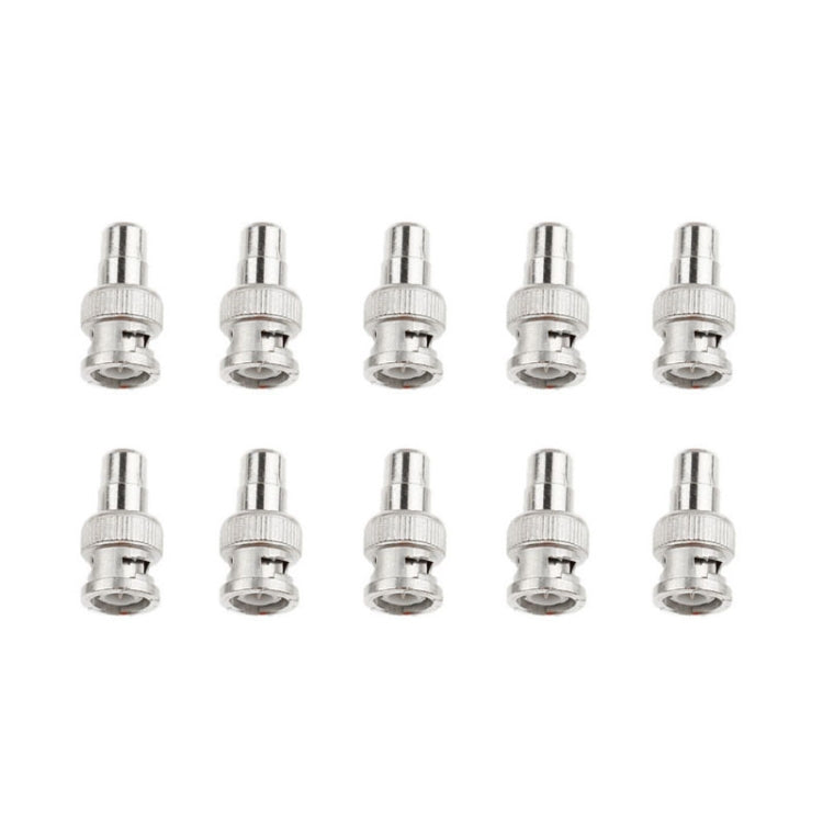 10 PCS BNC Male to RC Female Jack Connector by buy2fix